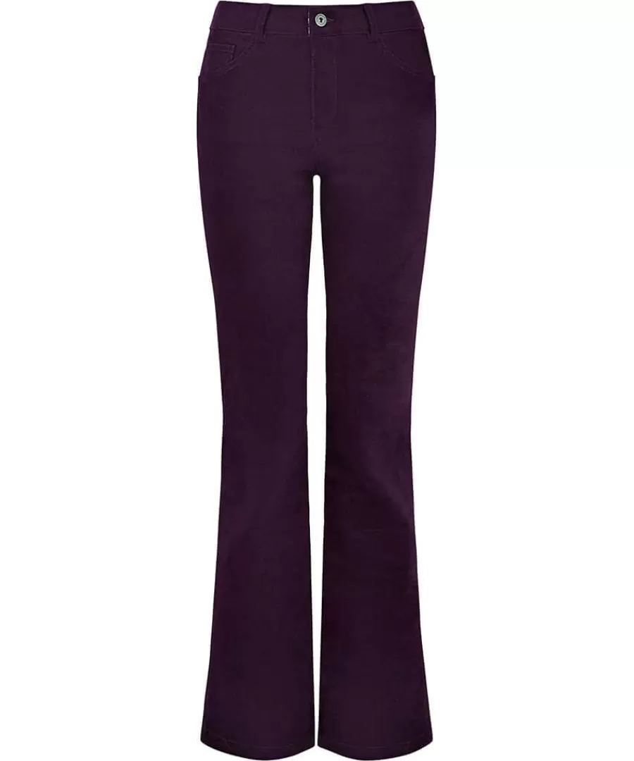 New Joe Browns Magnificent Moleskin Trousers Purple