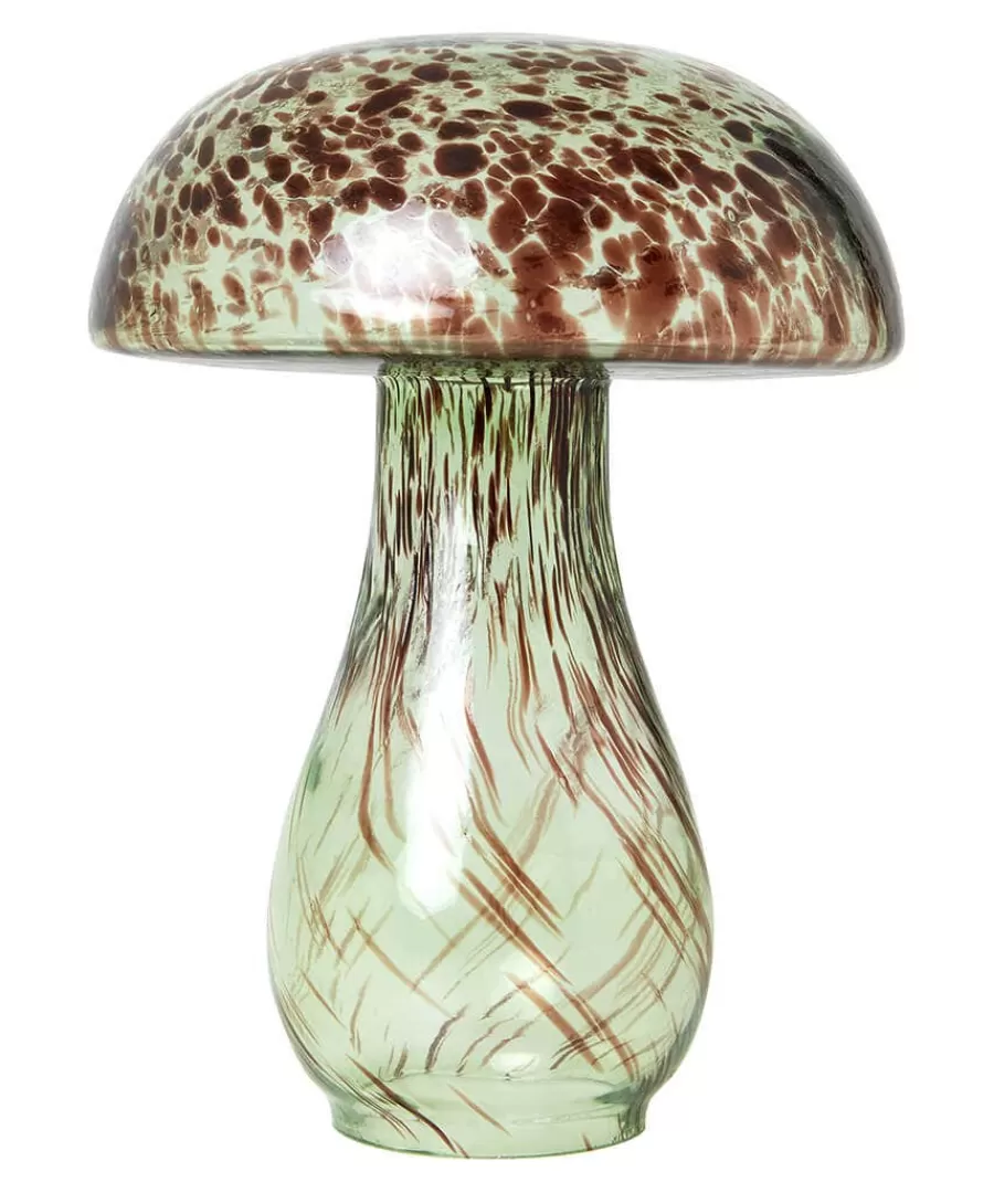 Cheap Joe Browns Majestic Mushroom Glass Ornament Green