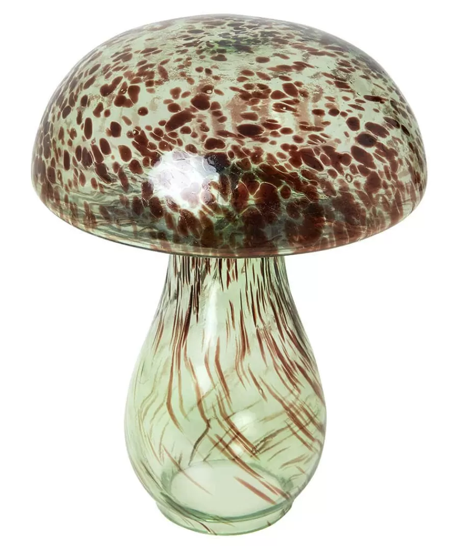Cheap Joe Browns Majestic Mushroom Glass Ornament Green