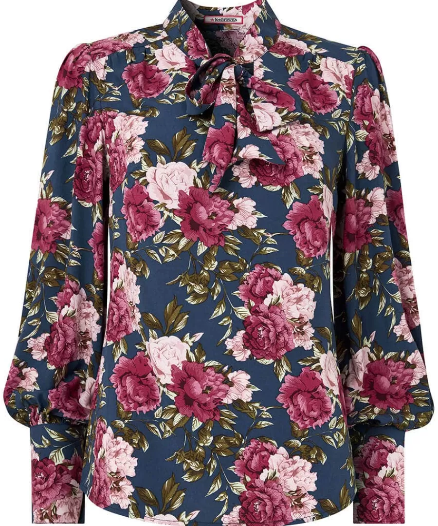 Shop Joe Browns Make A Statement Printed Blouse Blue