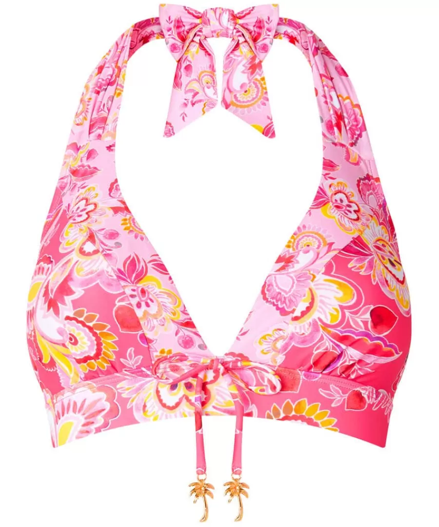 Best Joe Browns Malibu Beach Bikini Top Pink Multi