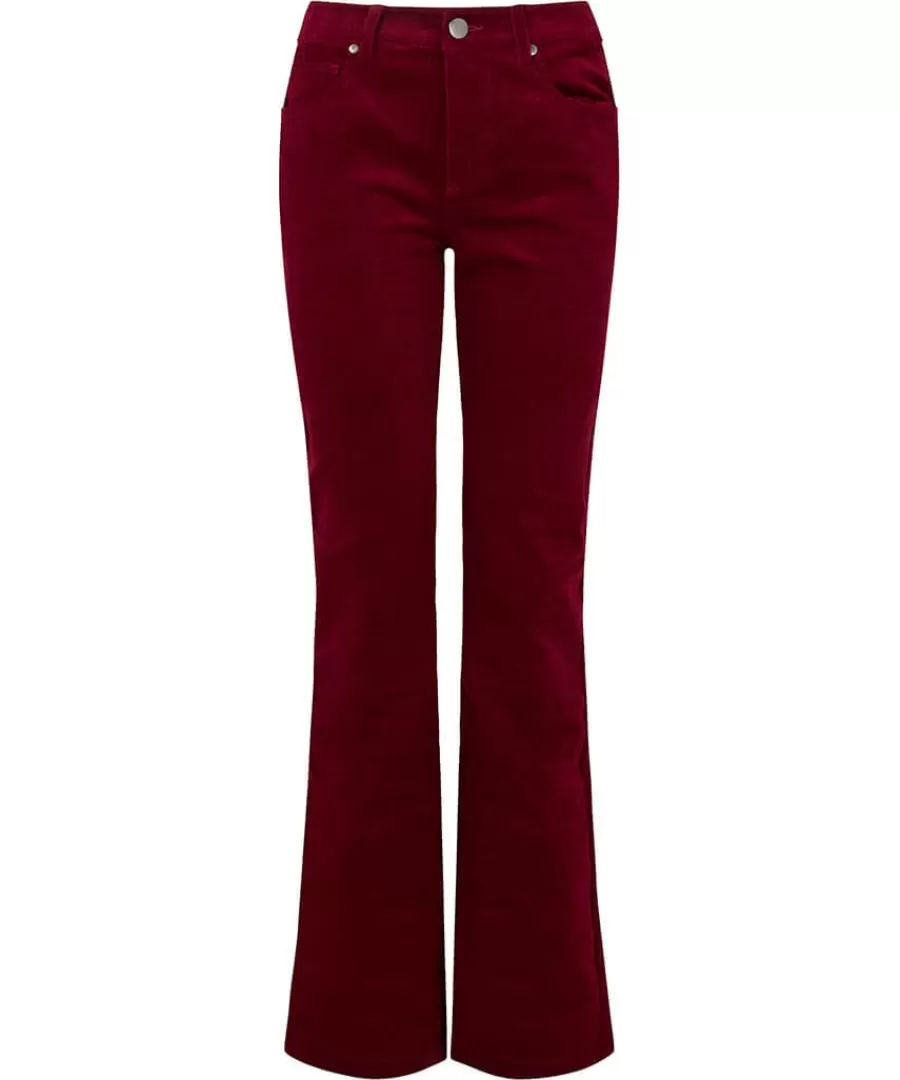 Hot Joe Browns Marvellous Cord Trousers Berry