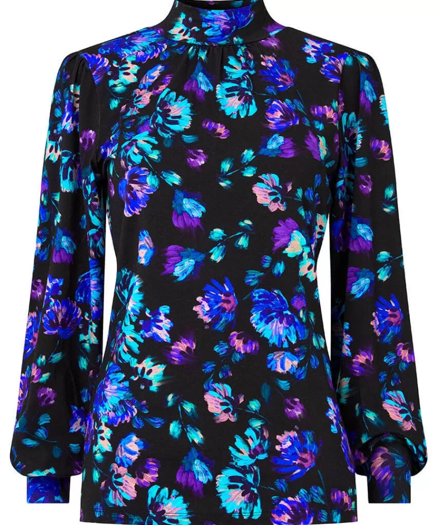 Store Joe Browns Melissa Jersey Print Top Black