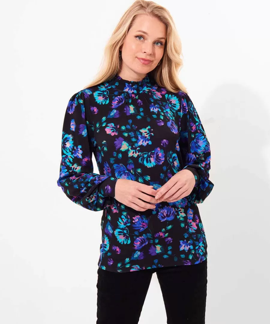 Store Joe Browns Melissa Jersey Print Top Black