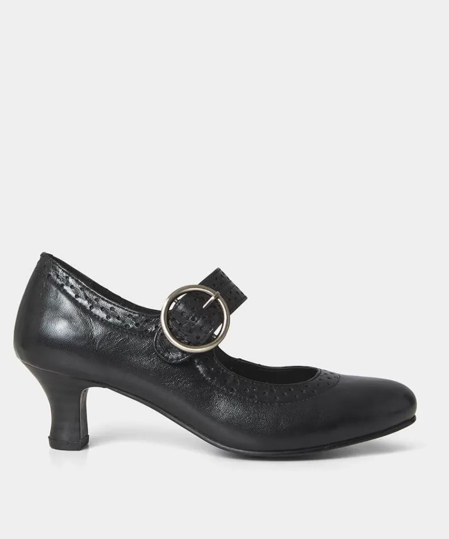 Best Joe Browns Mimi Leather Mary Jane Shoes Black