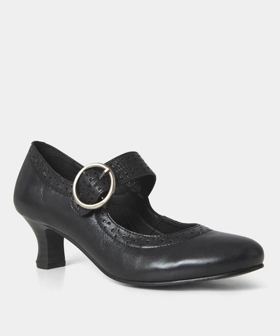 Best Joe Browns Mimi Leather Mary Jane Shoes Black