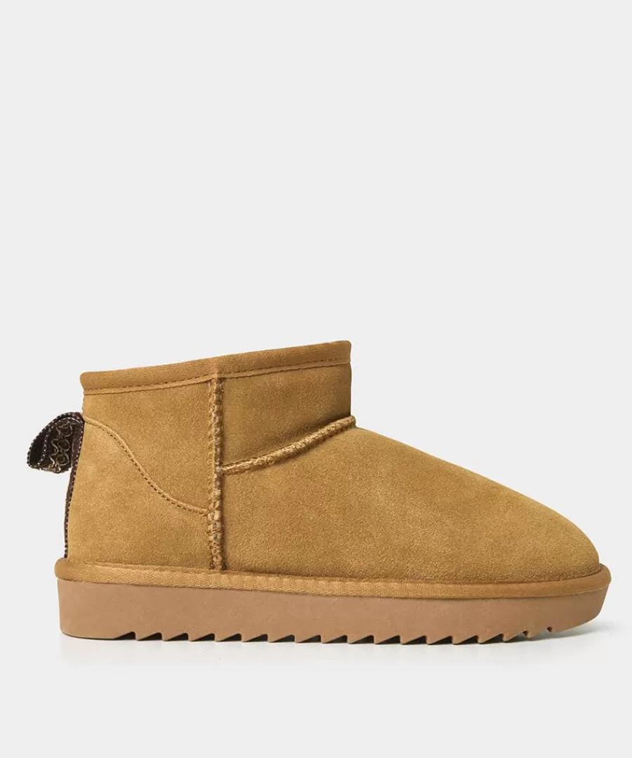Shop Joe Browns Mini Snug Suede Boots Tan