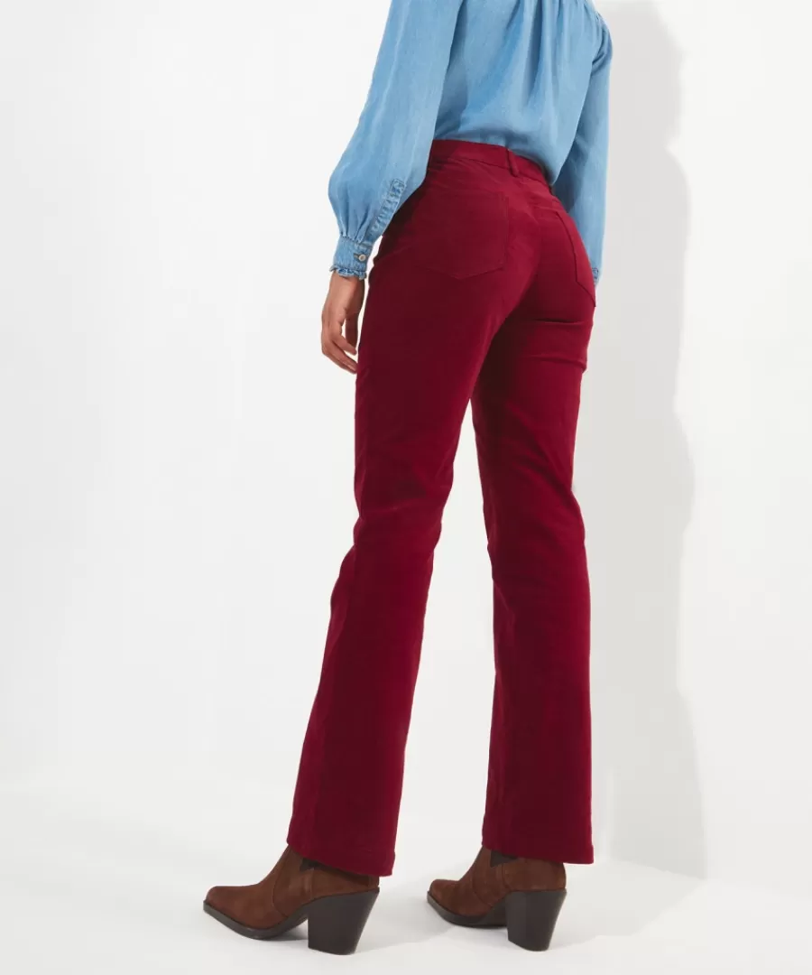 Fashion Joe Browns Must Have Moleskin Trousers Berry / Teal