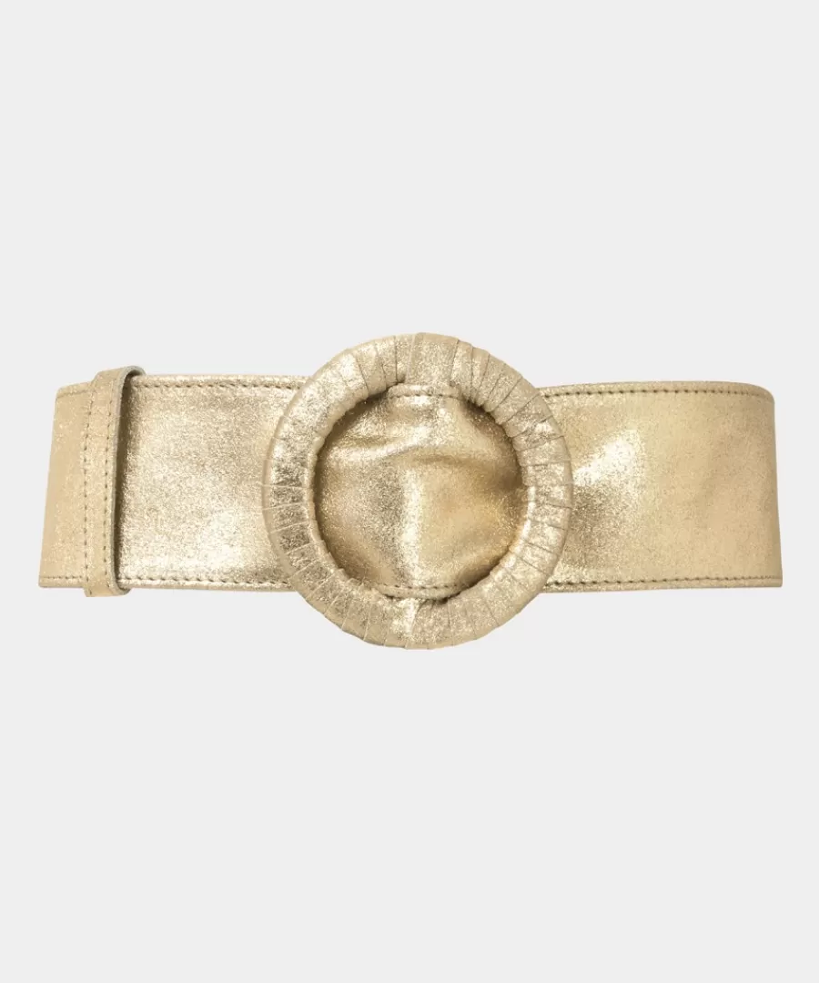 Online Joe Browns My Saviour Soft Leather Belt Gold / Silver