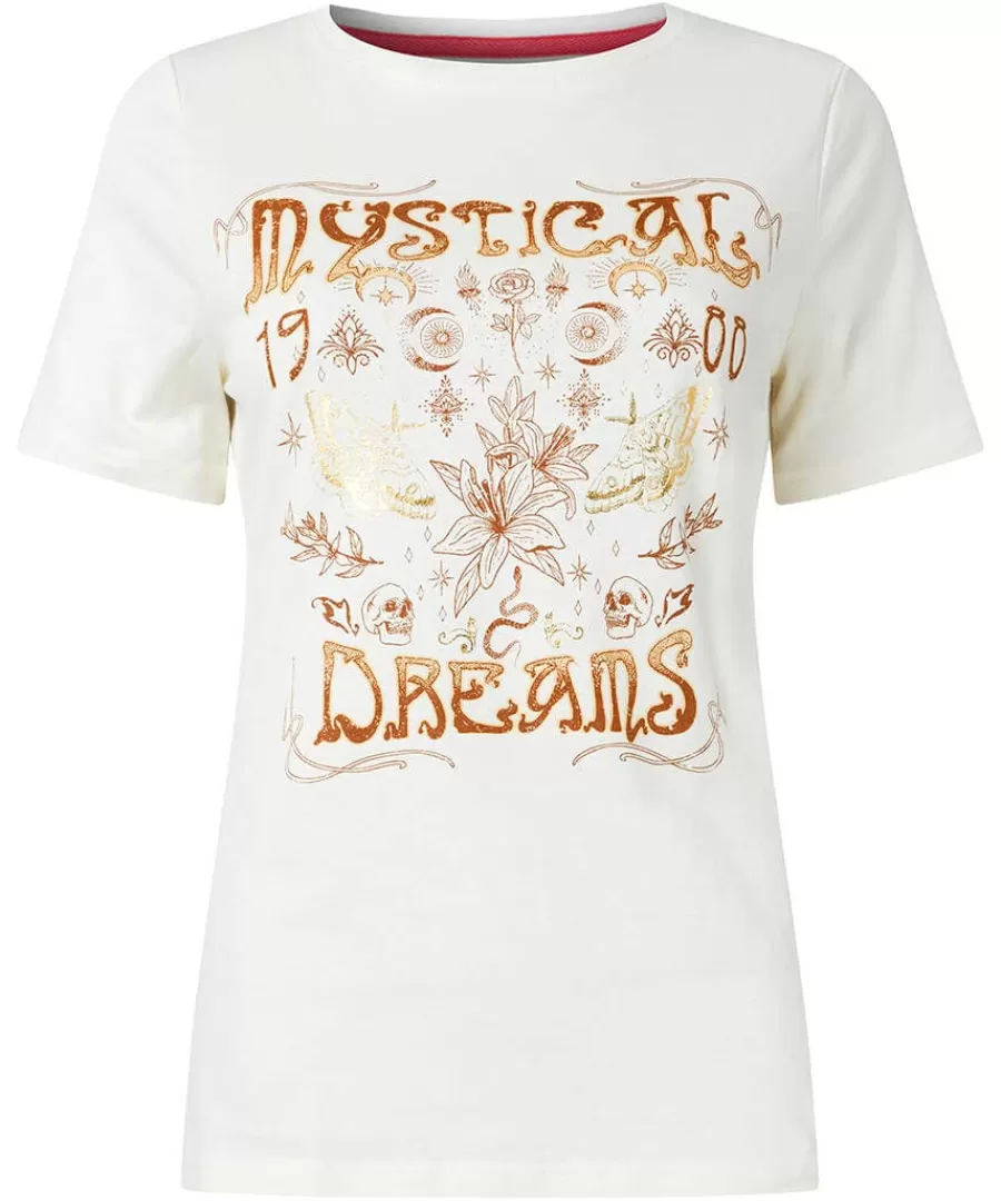 Online Joe Browns Mystical Magic T-Shirt Cream