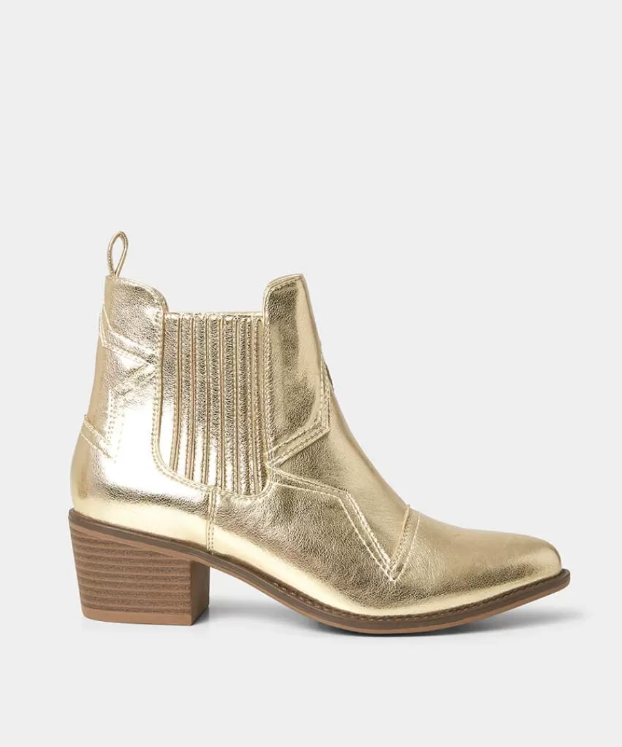 Clearance Joe Browns Night Star Western Boots Gold