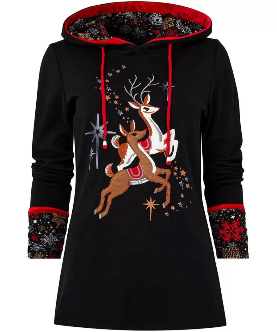 New Joe Browns Novelty Sweat Black