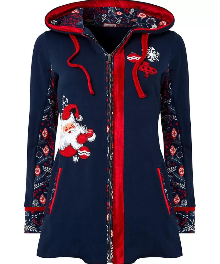 Best Joe Browns Novelty Zip Sweat Navy