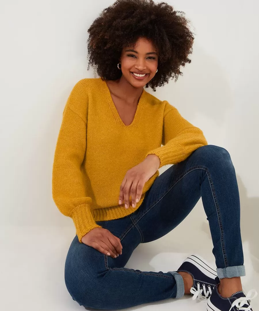 Best Sale Joe Browns Oh So Cosy Jumper Ochre / Teal / Pink