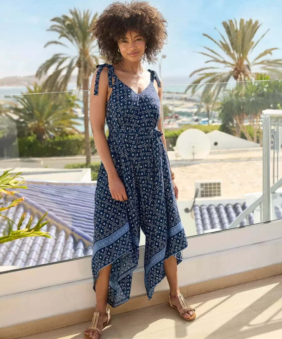 Fashion Joe Browns On The Beach Oversized Jumpsuit Navy