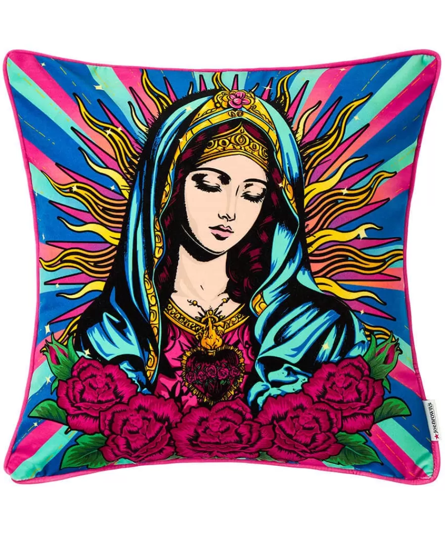 Store Joe Browns Our Lady Reversible Cushion Cobalt