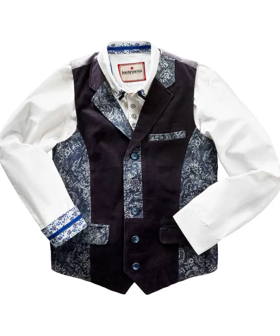 Store Joe Browns Party Jacquard Waistcoat Purple