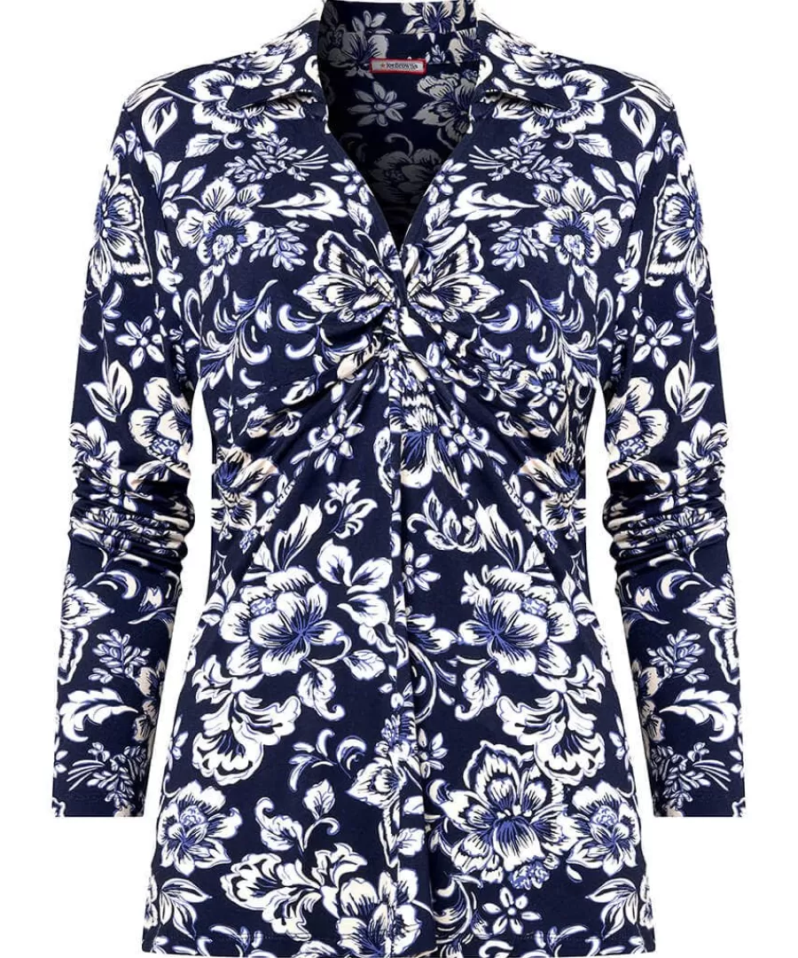 Shop Joe Browns Patsy Jersey Twist Front Top Navy