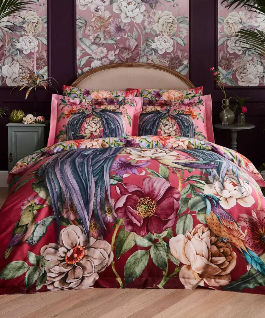 Flash Sale Joe Browns Peacock Plumage Reversible Duvet Set Pink