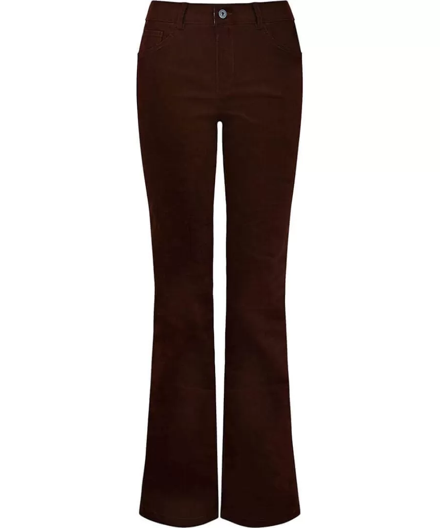 Shop Joe Browns Perfect Moleskin Trousers Chocolate