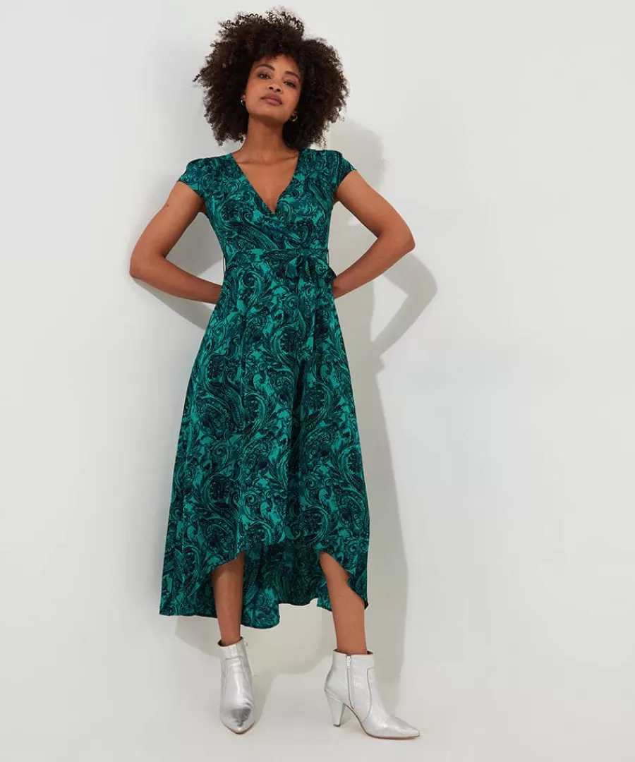 Cheap Joe Browns Perfect Paisley Dress Teal
