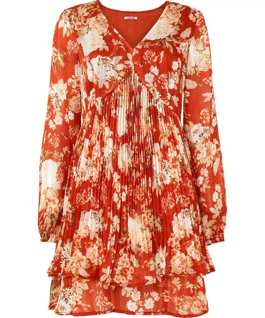 Store Joe Browns Perfectly Plisse Tunic Burnt Orange