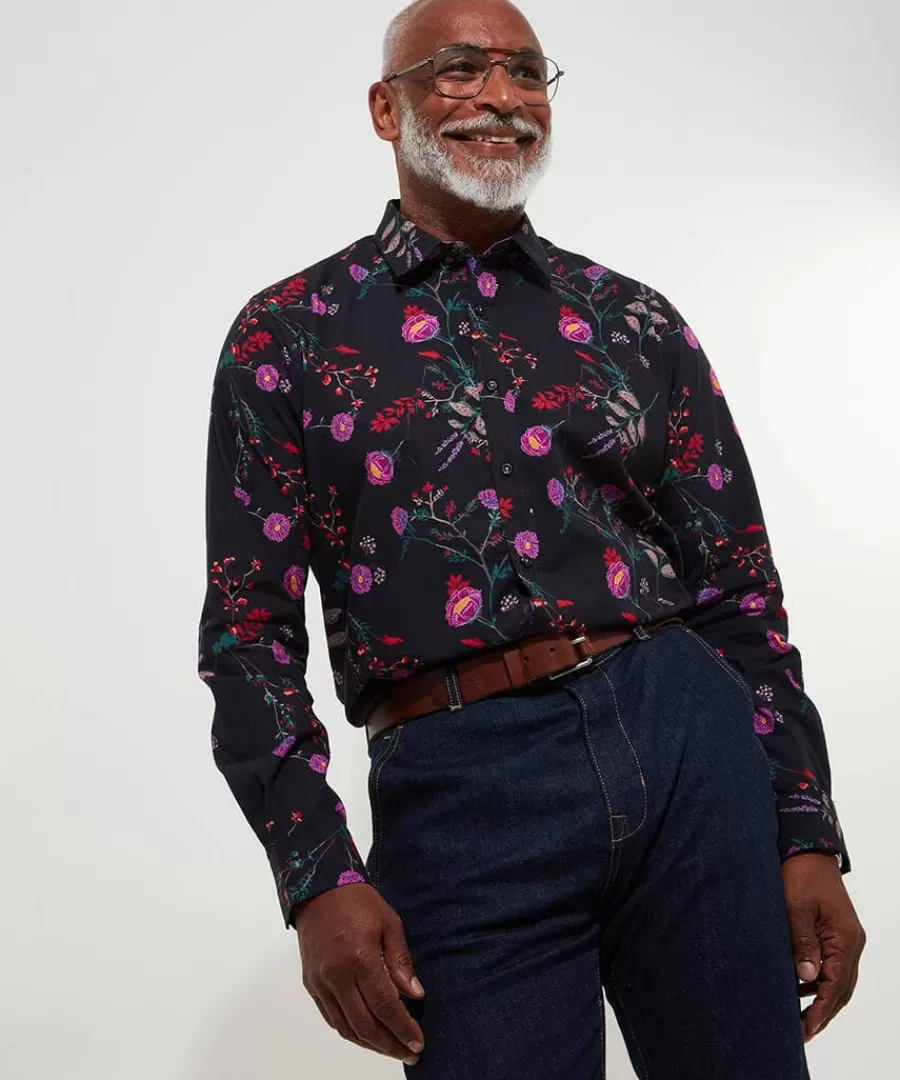 Sale Joe Browns Pop Floral Shirt Black