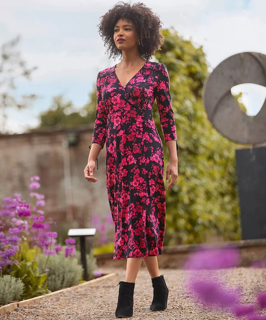 Clearance Joe Browns Pop Of Colour Jersey Dress Black