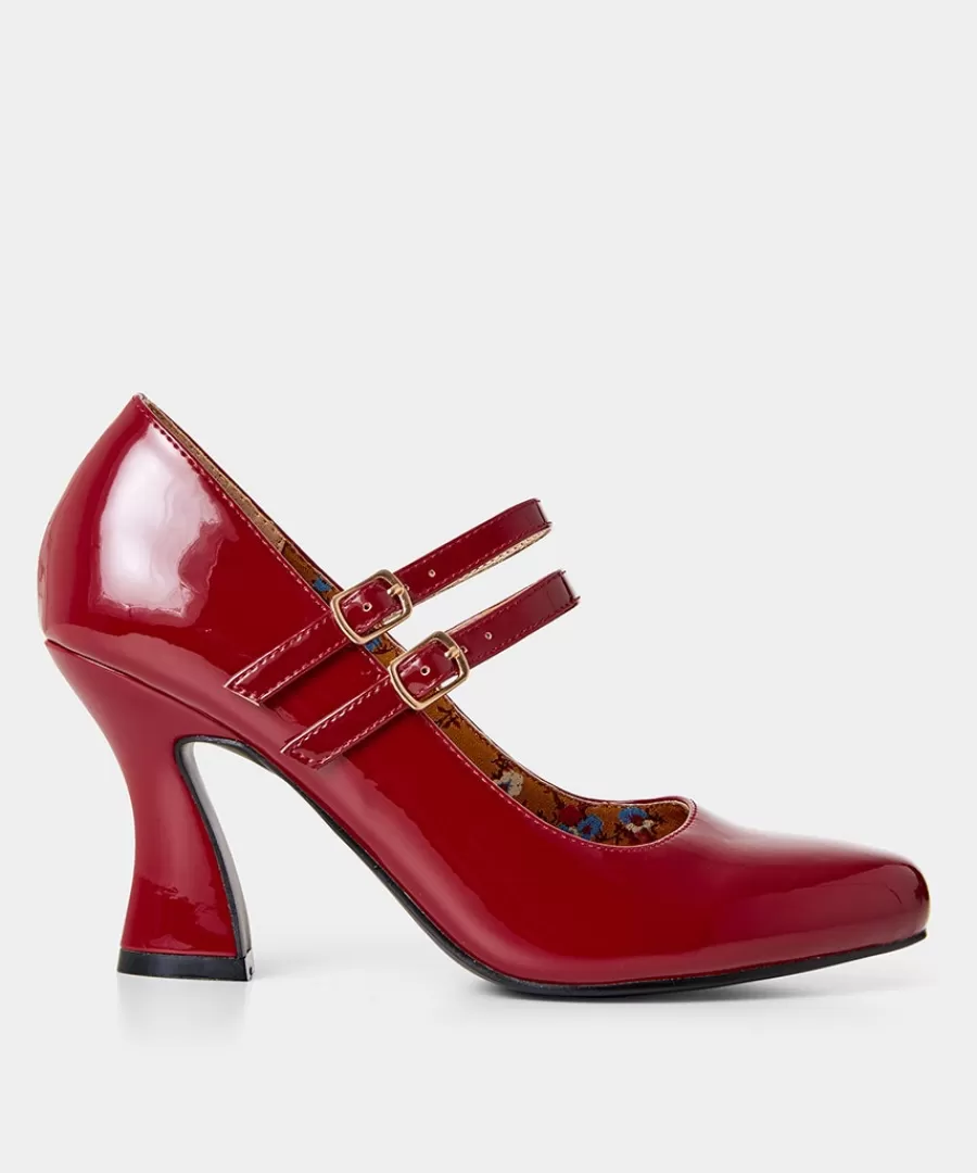 Best Sale Joe Browns Promise Me Patent Shoes Red