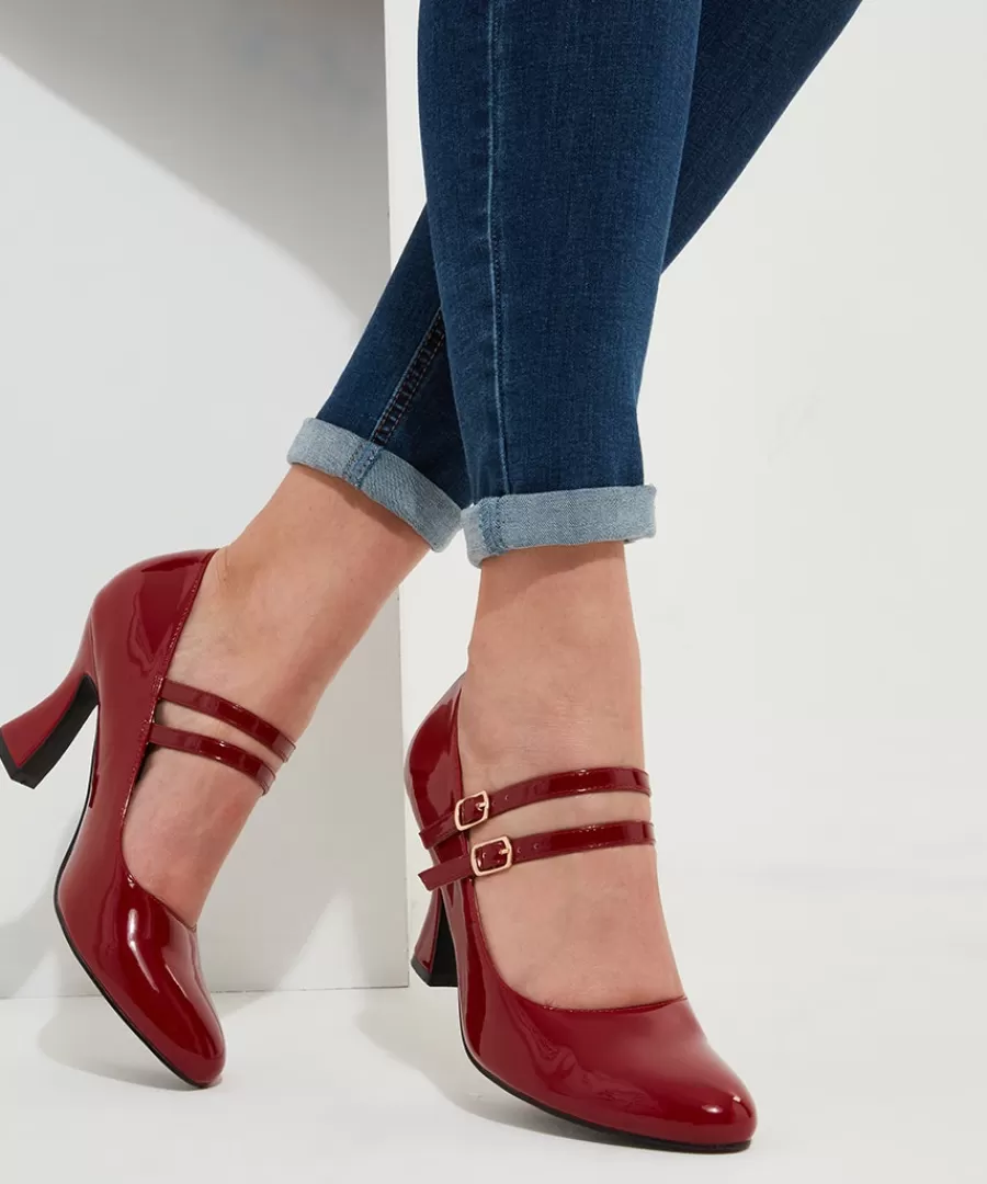 Best Sale Joe Browns Promise Me Patent Shoes Red