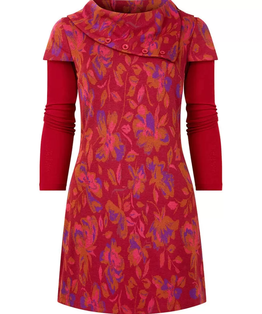 Best Joe Browns Rich Florals Jacquard Tunic Raspberry