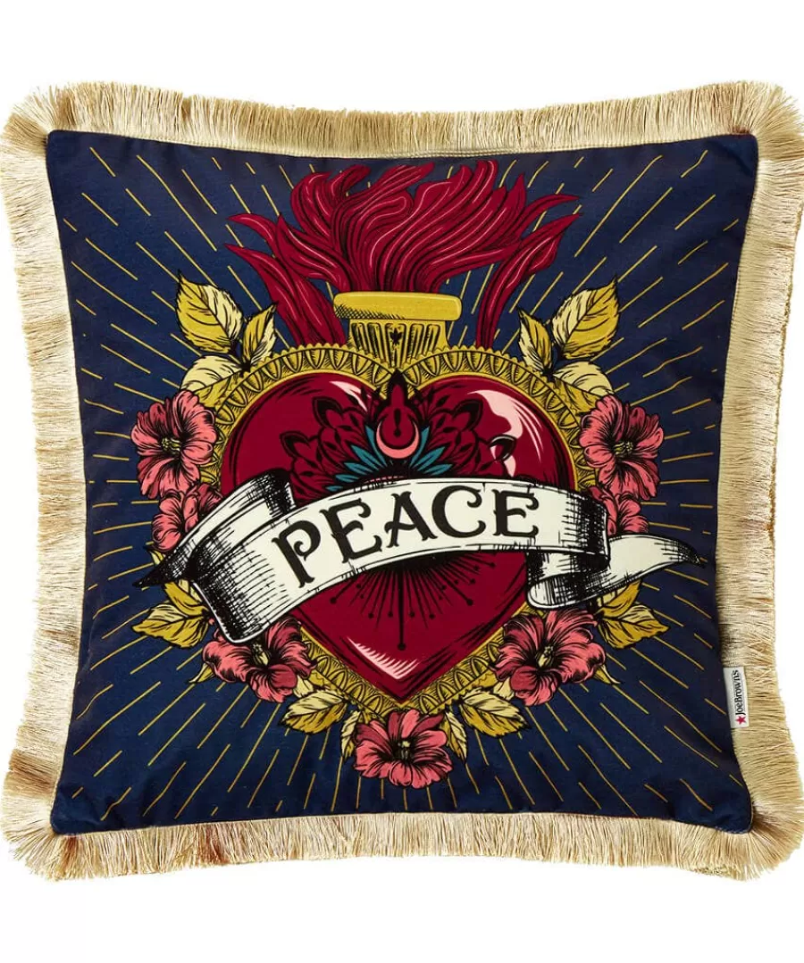 Outlet Joe Browns Rock N Rebel Peace Cushion Navy