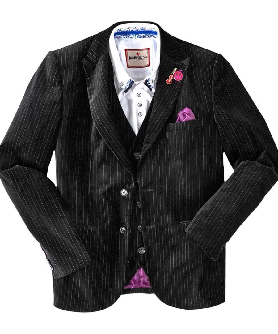 Cheap Joe Browns Rockstar Velvet Blazer Black