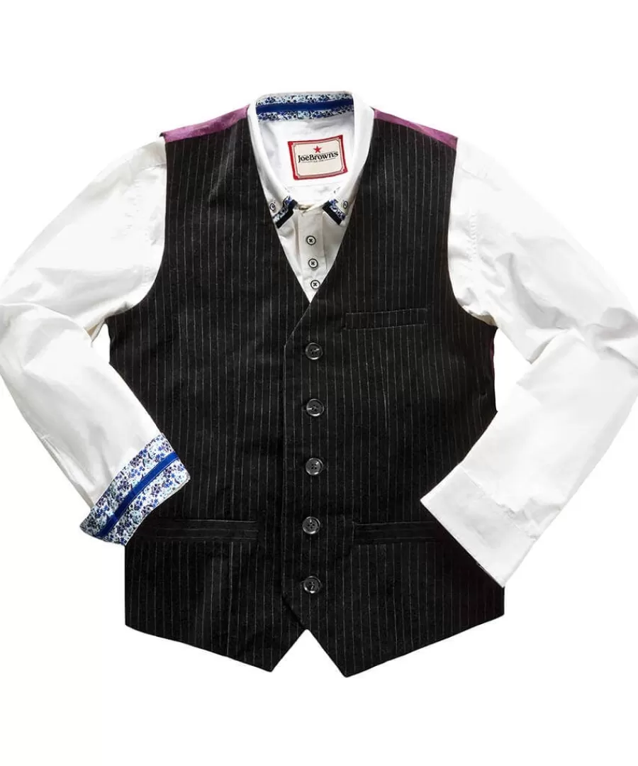 Discount Joe Browns Rockstar Waistcoat Black