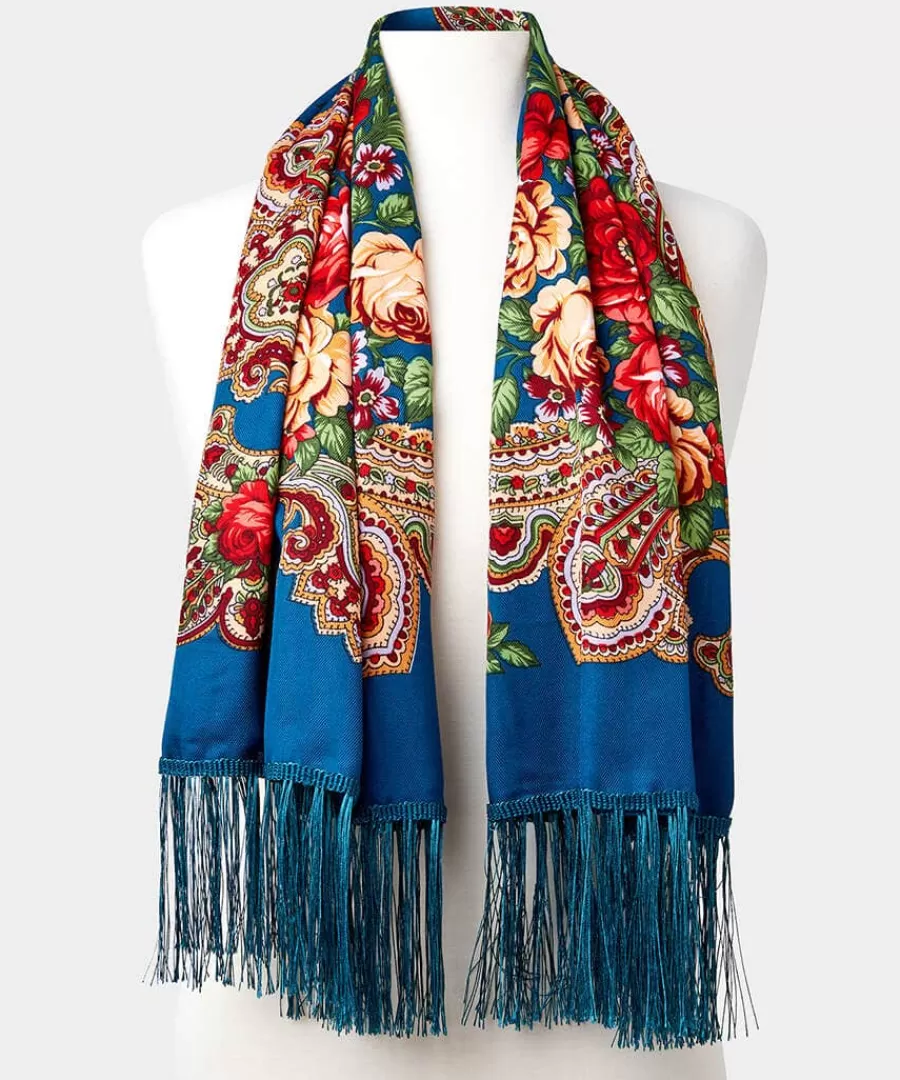 Clearance Joe Browns Rosaleigh Tassel Scarf Teal