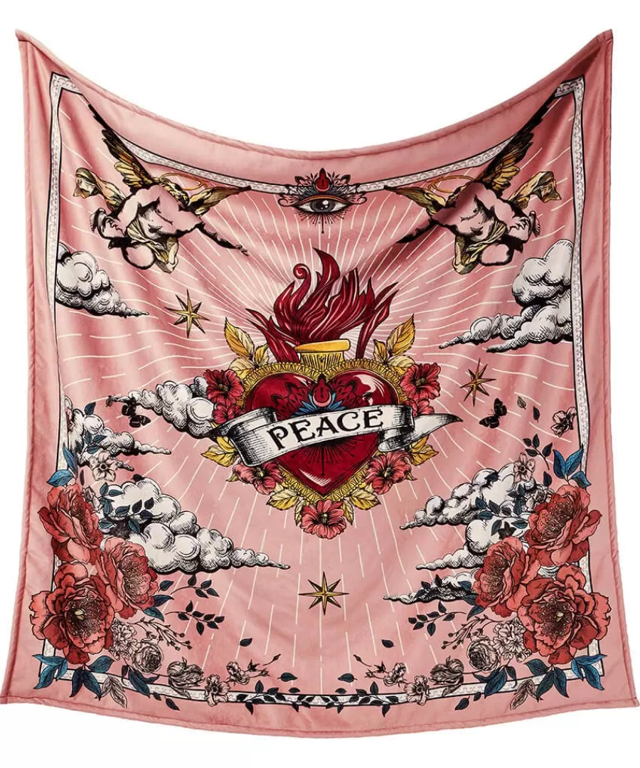 Fashion Joe Browns Roses And Rebels Throw Pink