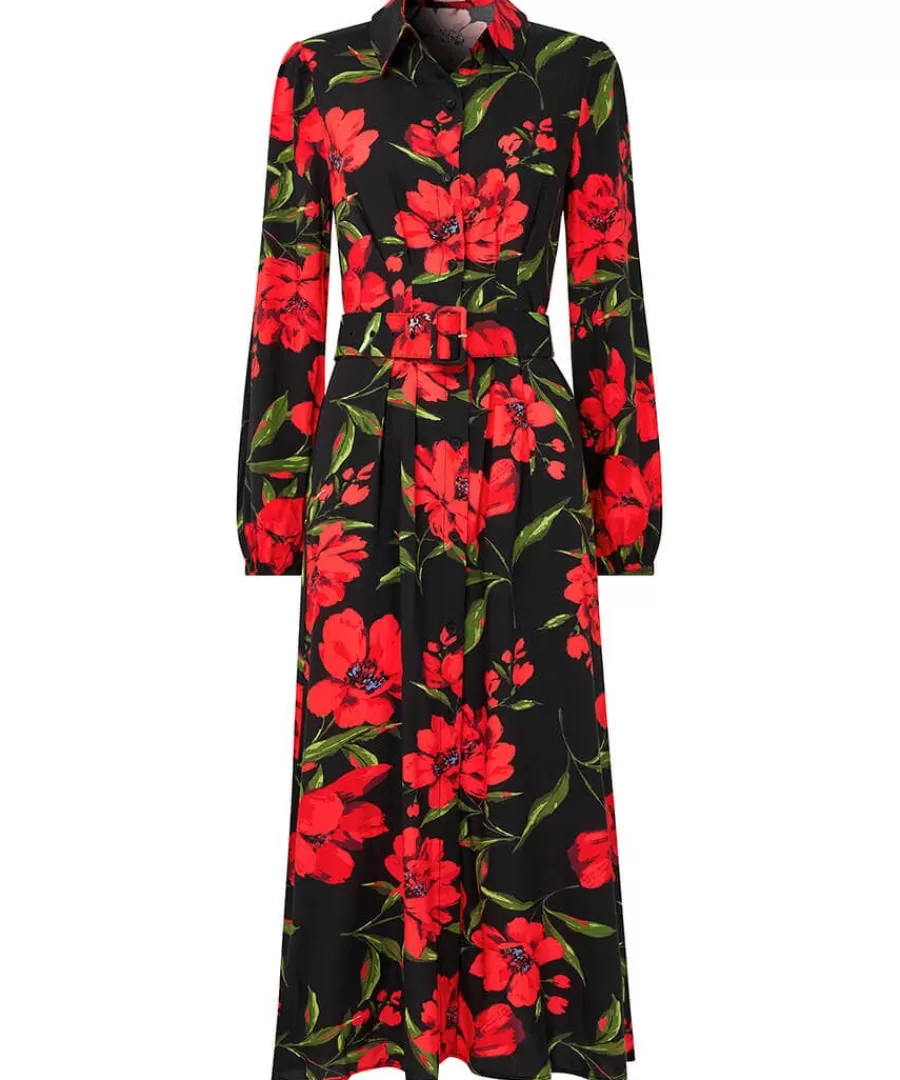Clearance Joe Browns Roses Are Red Dress Black