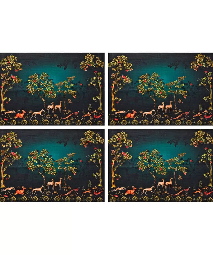 Store Joe Browns Scenes Of The Forest Placemats Green
