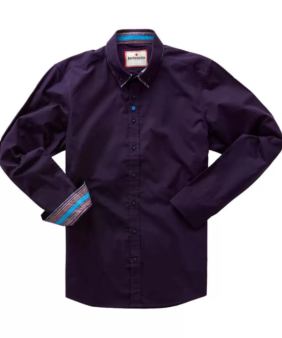 Hot Joe Browns Seriously Stylish Shirt Purple