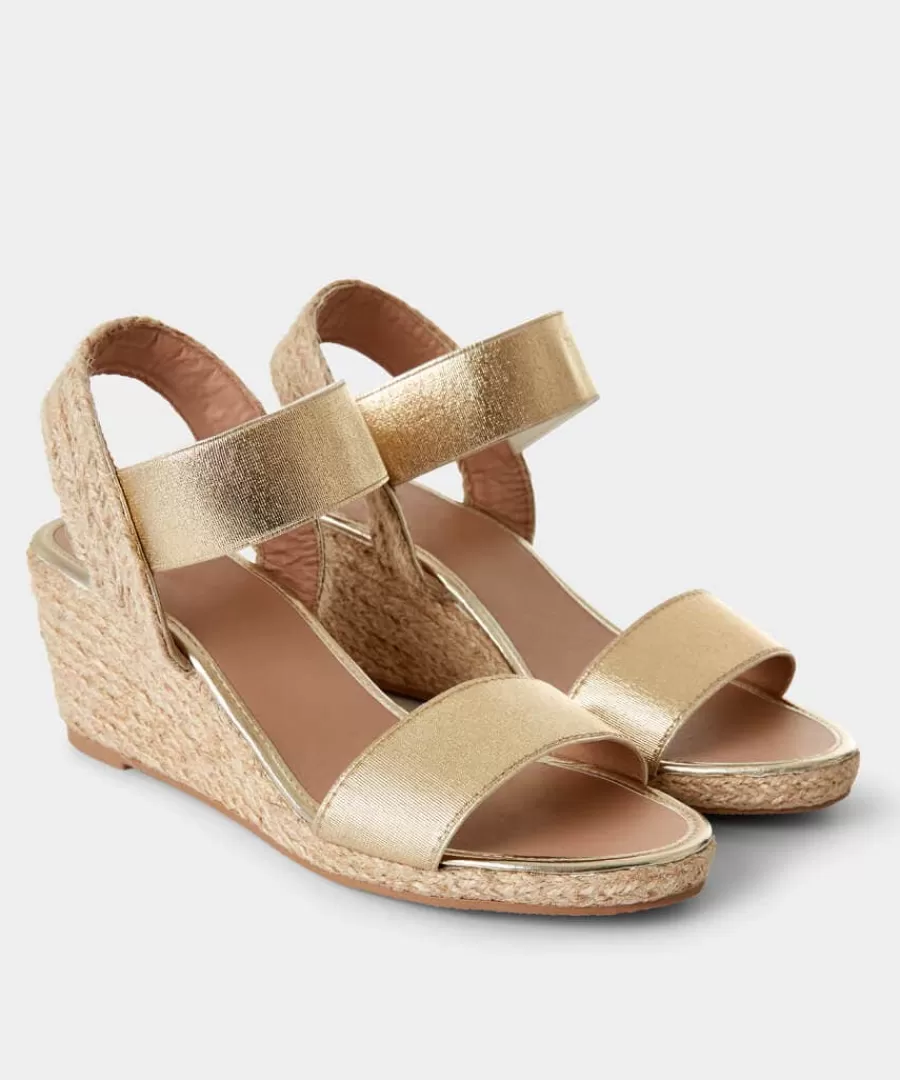 Store Joe Browns Shimmer In The Sun Sandals Gold