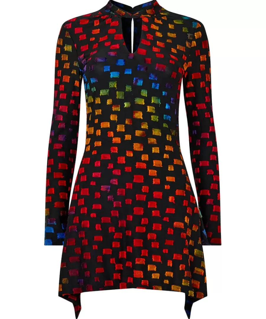 Hot Joe Browns Shine Bright Tunic Black