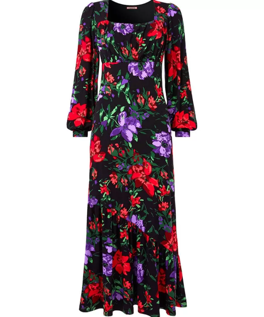Sale Joe Browns Shona Floral Jersey Dress Black
