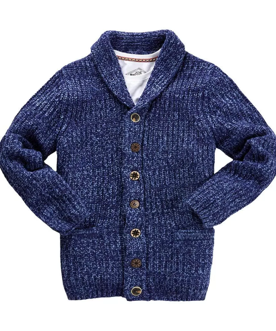 Shop Joe Browns Shore Cardigan Grey / Blue