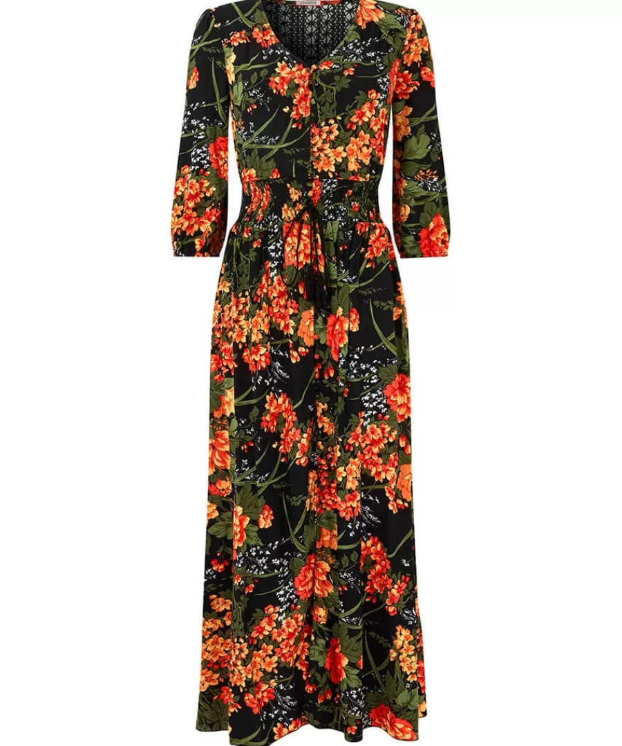 Store Joe Browns Sienna Florals Dress Black