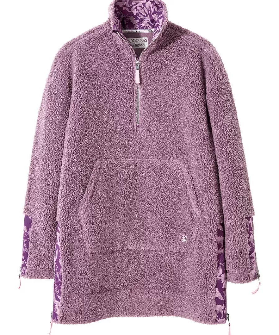 Fashion Joe Browns Sloe Joes Borg Fleece Funnel Purple