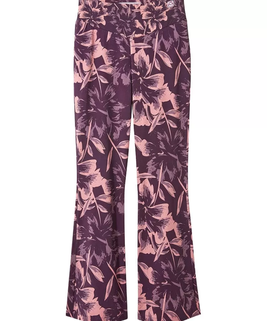 Cheap Joe Browns Sloe Joes Floral Flared Trouser Purple