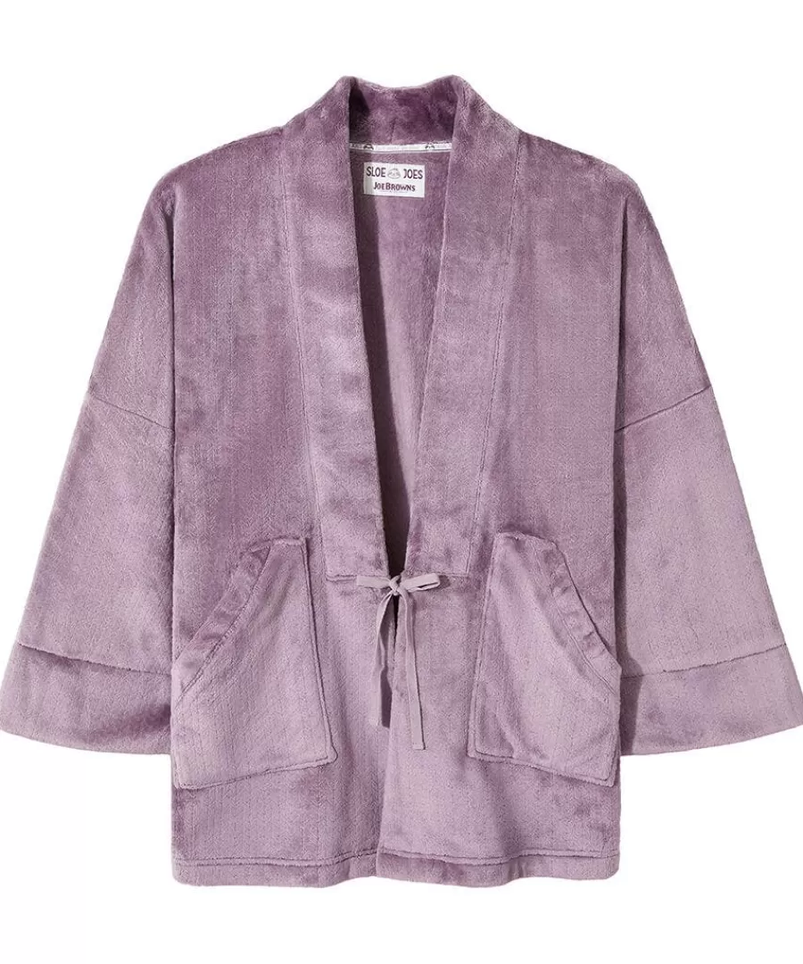 Best Sale Joe Browns Sloe Joes Kimono Purple
