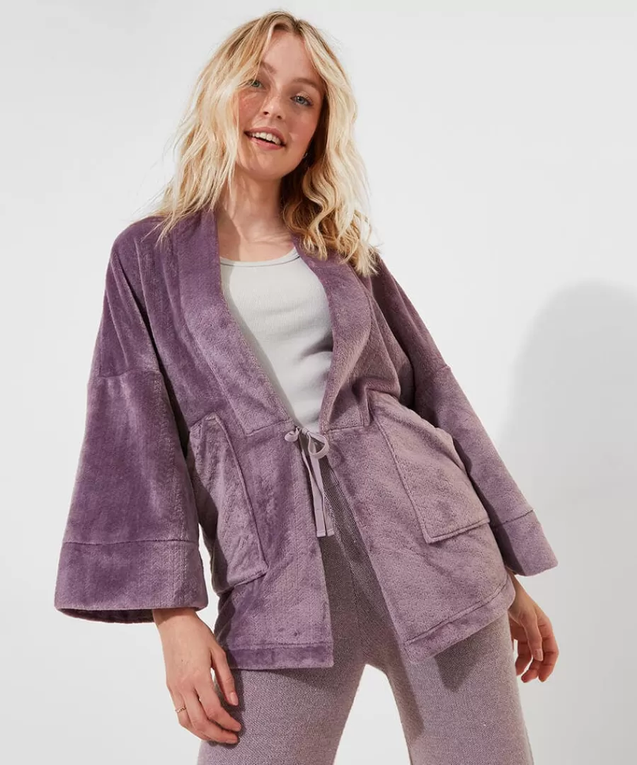 Best Sale Joe Browns Sloe Joes Kimono Purple