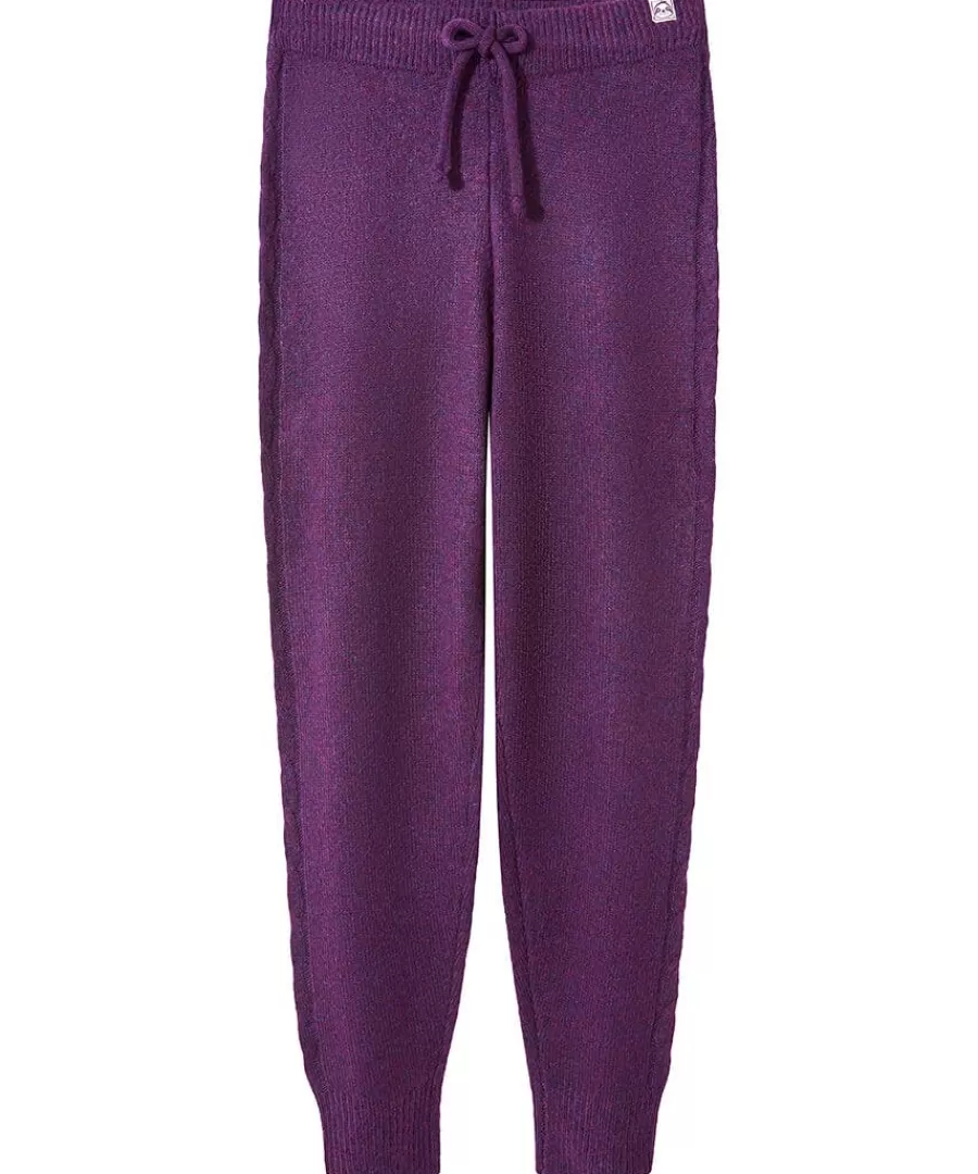 Best Sale Joe Browns Sloe Joes Knitted Cable Joggers Purple