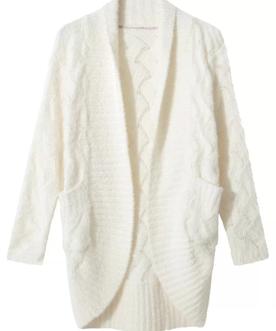 Best Sale Joe Browns Sloe Joes Soft Slouchy Cardigan White